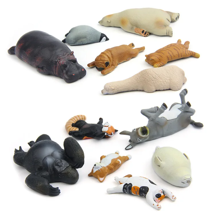

Custom Advertising 3D resin sleeping dead animal Refrigerator Magnets