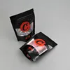 Laser film stand up gold bag pouches zip lock zipper bag food grade storage