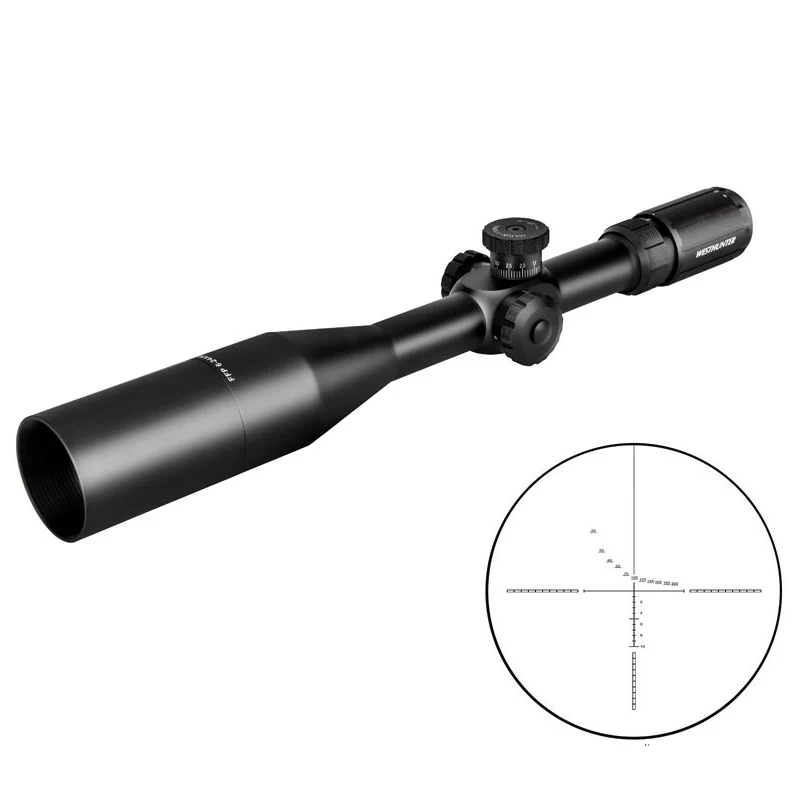 

WESTHUNTER Hot Selling FFP 6-24x50 Rifle Scope 30mm Tube Tactical Hunting Riflescope First Focal Plane Scope