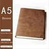 Free samples 2019 stationary note book A5 leather journal custom embossed logo