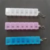 7 days plastic pill organizer box with beads ring