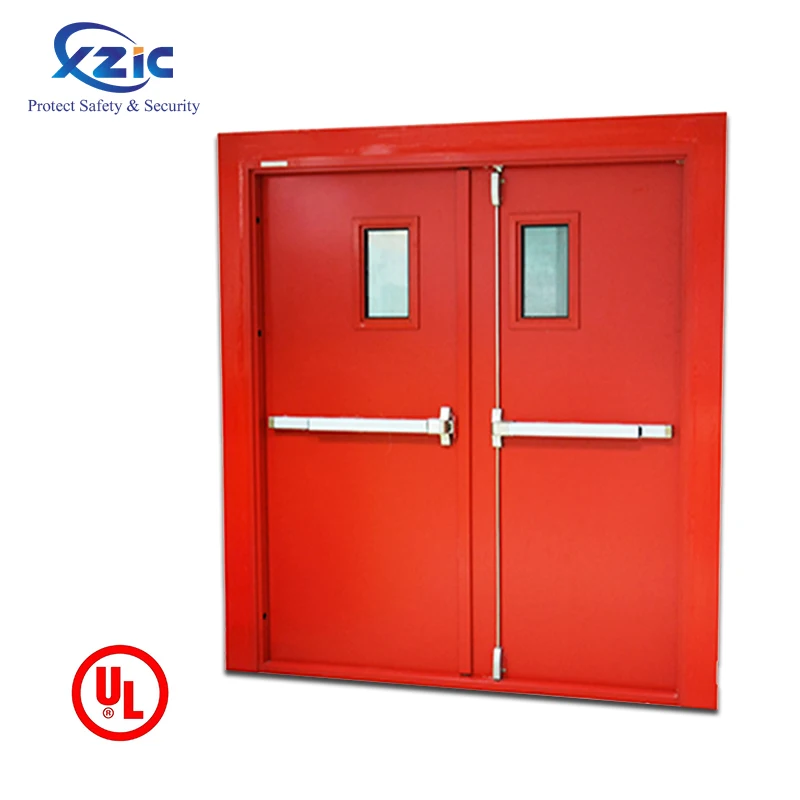 
High safety level fire proof steel doors ul fire rated door 