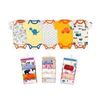 

Wholesale Newborn Baby Clothes Short Sleeves Baby Cotton Romper