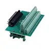 The male and female heads of the two rows of 37 pinhole DB37 parallel port relay terminals are all servo connected with modules