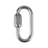 Stainless Steel Chain Fastener Hook Quick screw link Lock Ring