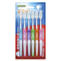 

OEM Best Selling Adult Tooth Brush(1Set=6Pcs) Family Set Soft Fur Toothbrush For Teeth Care Cleaning Mouth and Protect Teeth