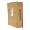 Recycled brown kraft paper cardboard box food packaging box with silk inserts
