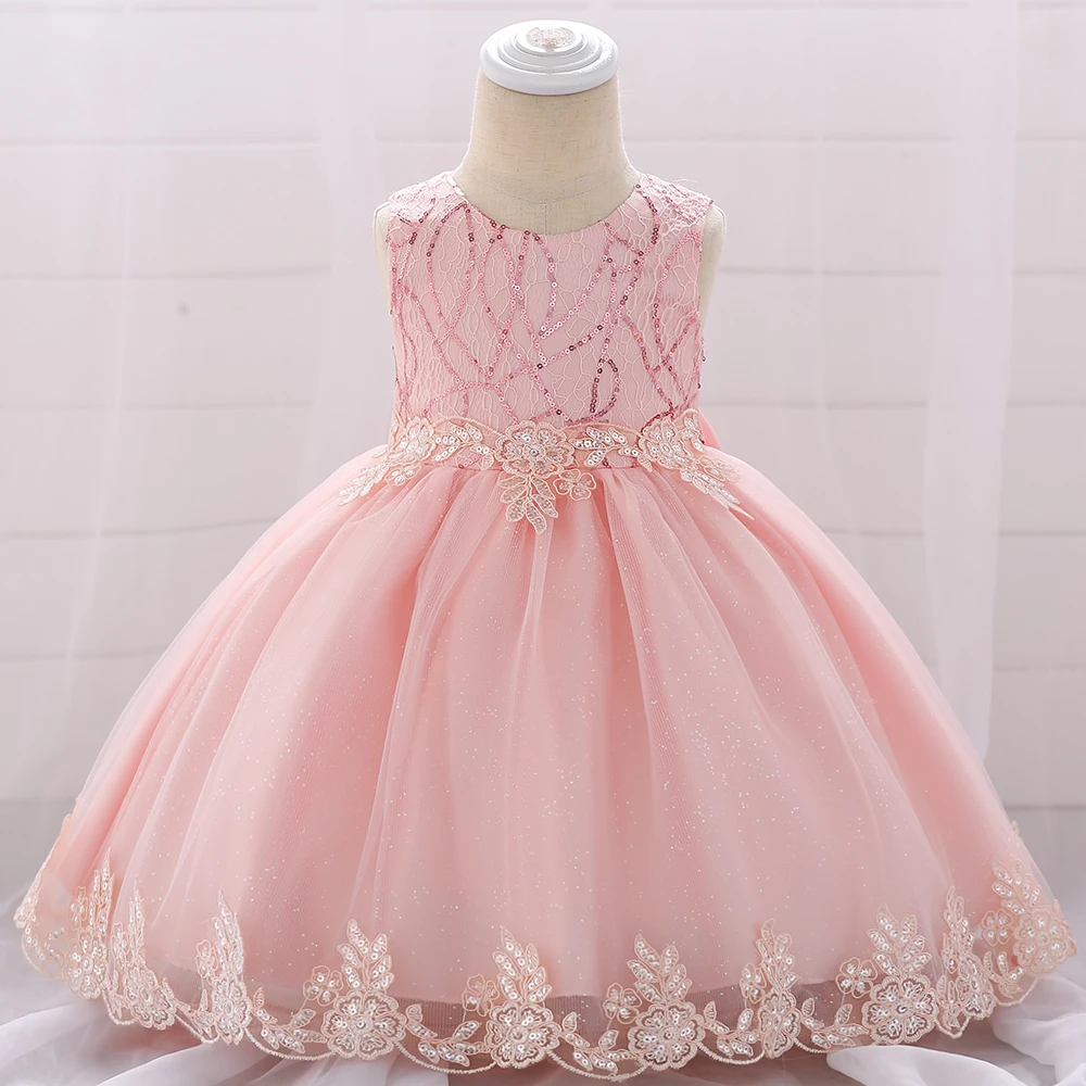 

High Quality Summer New Design Infant Clothes bABYGirls Party Dress For Toddler Baby Girl L1879XZ