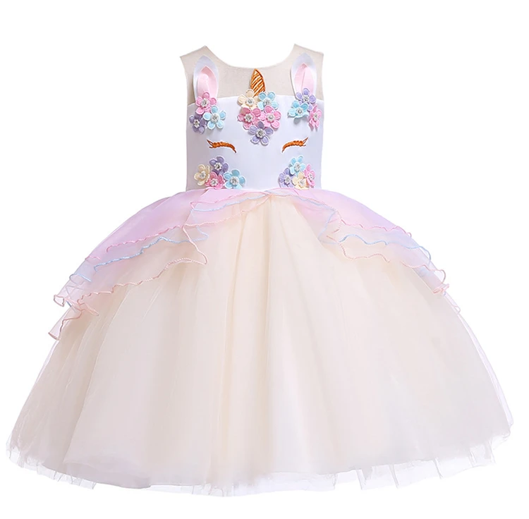 

Stock Sleeveless Girl's Tutu Dress in Summer