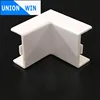 electrical pvc trunking fittings plastic trunking conner accessory Plastic joint electric wire cable duct fitting PVC flat angle