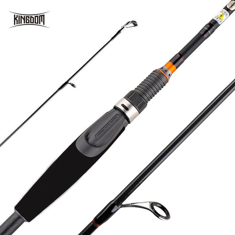 

KINGDOM Fortitude Keel 2 Wholesale 2 Section Carbon Content 99% Carbon Fiber Bass Rod Spinning/Casting Fishing Rod