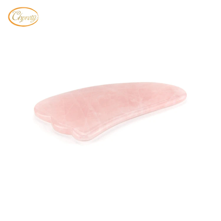 Rose Quartz Guasha Stone & Facial Massage Roller