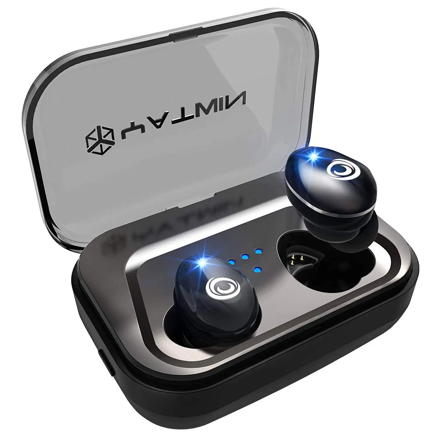 

2200mAh In-ear Wireless Bluetooths 5.0 Headset Earphone Earbuds With Microphone, N/a