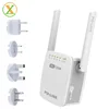 Smart home networking indoor wifi repeater router 1200Mbps 2 external antennas wifi extender