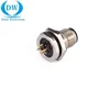M12 Solder Snap-in Connector Straight Male to Male Connector Plastic Housing with O-ring