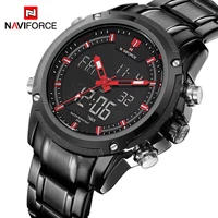 

NAVIFORCE 9050 Top Men Watches Luxury Brand Naviforce Men's Quartz Hour Analog LED Sports Watch Men Army Military Wrist Watch