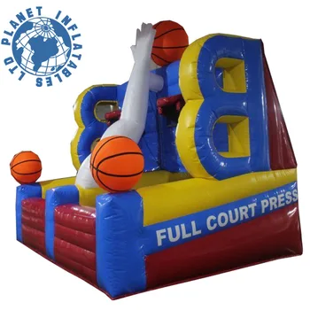 blow up basketball court