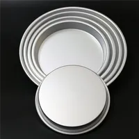 

5-12 inches 2.3-2.5cm depth aluminium round shape pastry pizza pie baking pan cookie biscuit plate tray DIY bakery