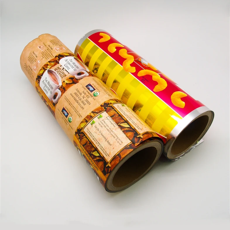 
Custom food Packaging plastic Film cookies packaging materials For sachet packing machine 