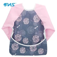 

Unisex Design Baby Aprons Mix Colors Waterproof Long Sleeve Bib