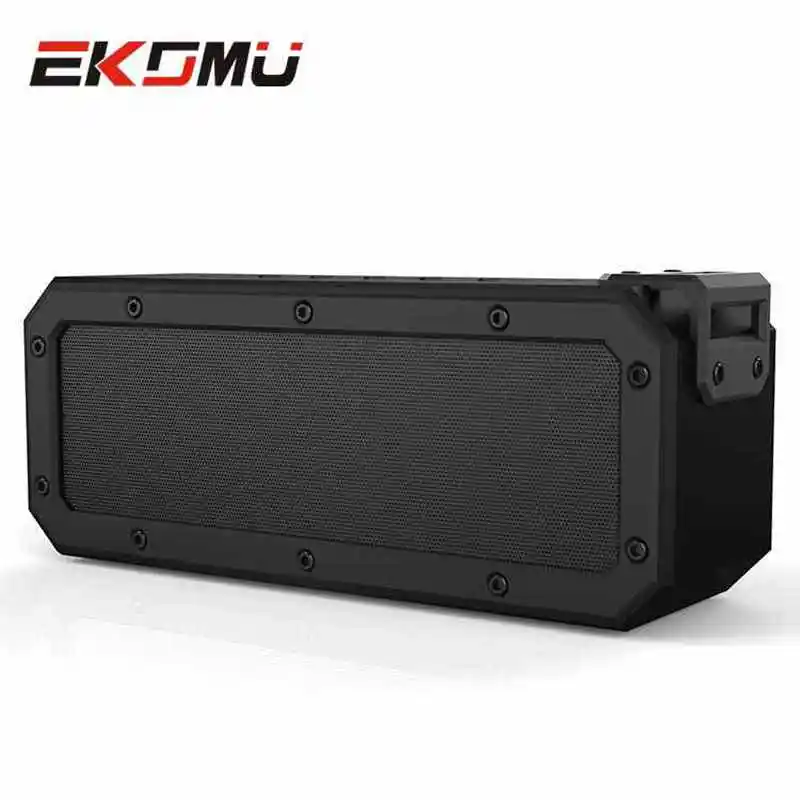 

Portable 40W IPX7 Waterproof Dustproof Powerful Best Bluetooth Speaker Bluetooth 5.0 for 15 Hour Playtime soundbar pk anker, Black