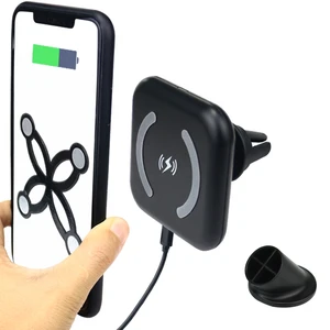 Magnetic Wireless Car Charger Air Vent Phone Holder