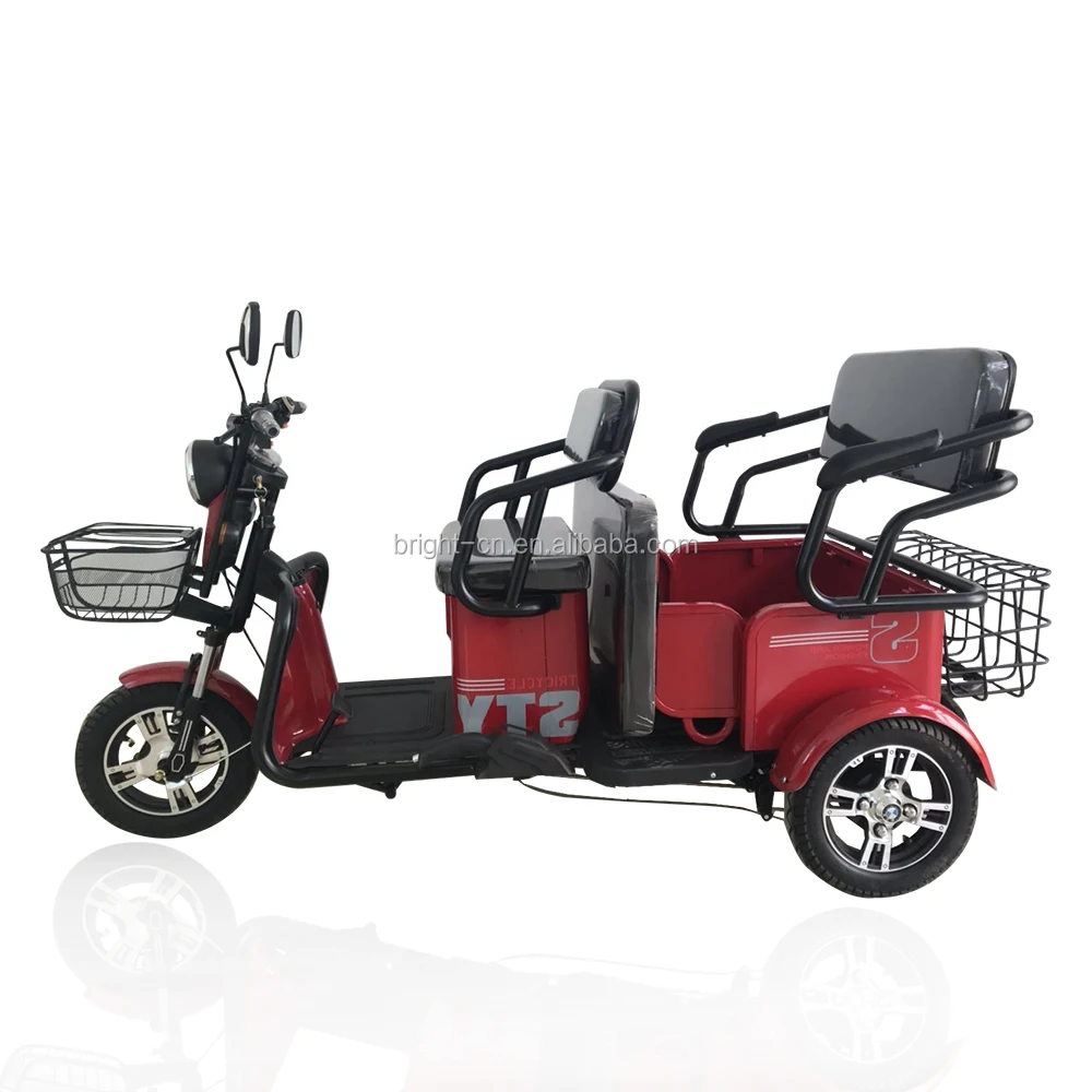 48V500W electric tricycle for passenger/ 3 Wheel Electric Tricycle Car