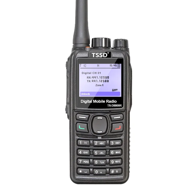 

NewDesign Walkie talkie TS-D8800R DMR Radio Wholesale from China, Black