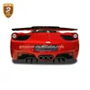 100% Car Carbon fiber Spoiler Rear Wing 458 GT Racing Track Version Spoiler For Auto