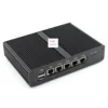 quad core J1900 fanless mini pc 4 lan win7 linux embedded pc thin client desktop barebone