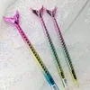 Colorful Shiny Fish Tail Office Stationery Gift Pen Creative rainbow color body Mermaid Ballpoint Pen