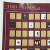 100 Movies Bucket List Scratch Off World Map Poste With Accessories