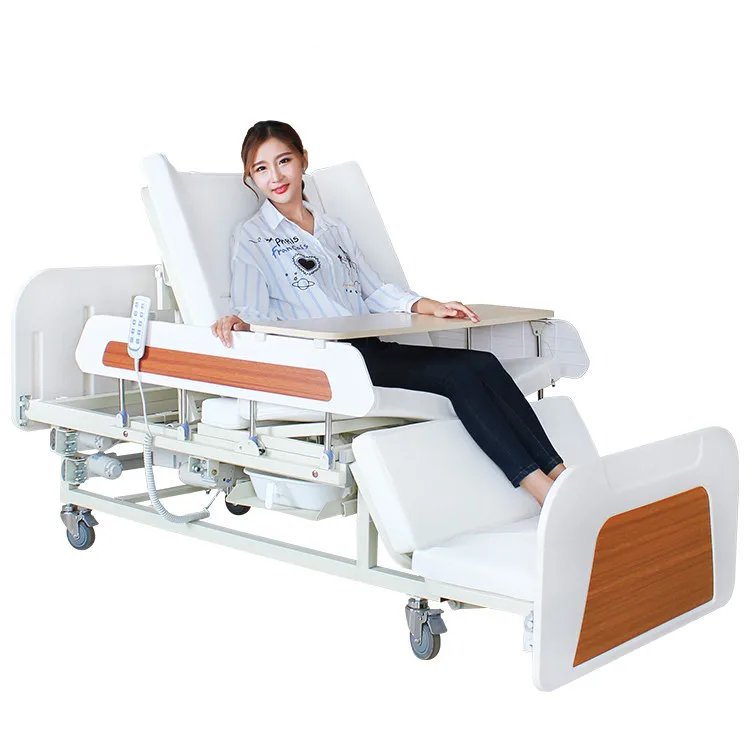 
2019 hot sale medical electrical automatic hospital nursing beds with potty-hole 