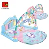 Multi functional Baby Activity Gym Baby Piano Gym Mat Baby Mat Play With Animal Rattle