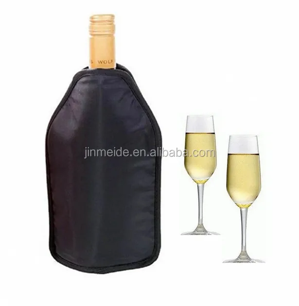 
Wine Bottle Cooler Sleeve / Individual Gel Ice Cooler / Champagne Gel Cooler Ice Bags 