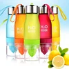 Logo print eco-friendly material water bottle fruit infuser h2o lemon cups