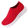 High quality fashion lightweight breathable knitted uppers women's shoes