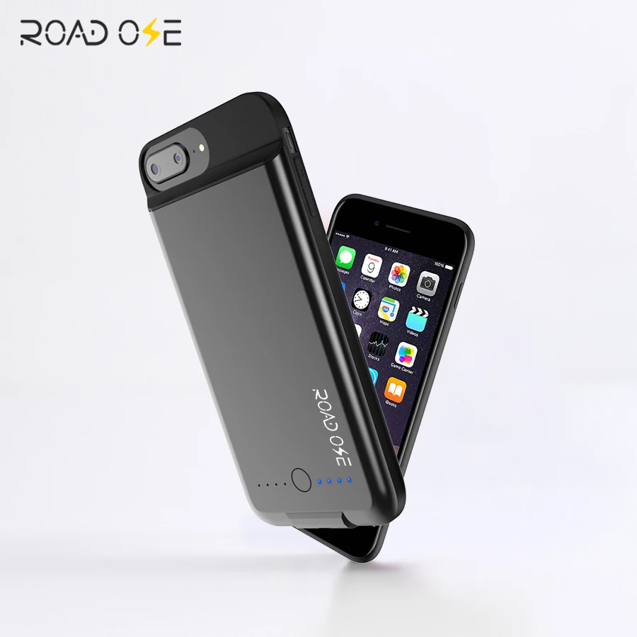 5000mah Back Clip Power Banks Mobile Phone Wireless Charging Power Bank Battery Charger Case for iPhone 6 7 8 Plus