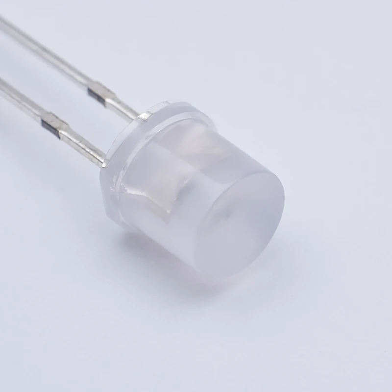 Czinelight Led Manufacturer Wholesale F5 Milky Lens Emitting Lamp Beads 5mm Flat Head Led Diode