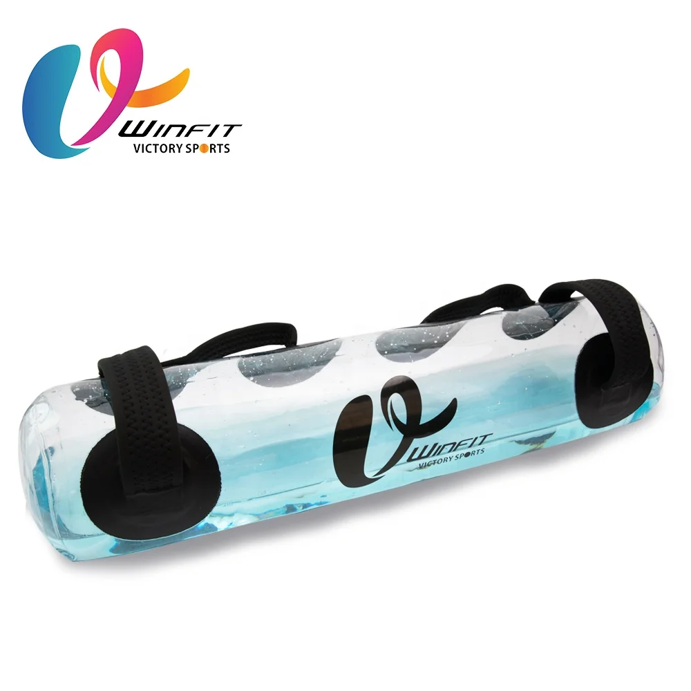 

High quality training fitness strength water weight gym PVC aqua power bag, Change pvc material color available