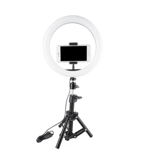 10 inch Dimmable LED Ring Light Tripod Stand