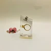 Transparent crystal ABS sole with inlay ring