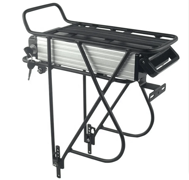 Electric bike Rear rack type luggage battery 48v 20ah Rechargeable E Bike Li ion Battery with Rear Rack for electric bicycle