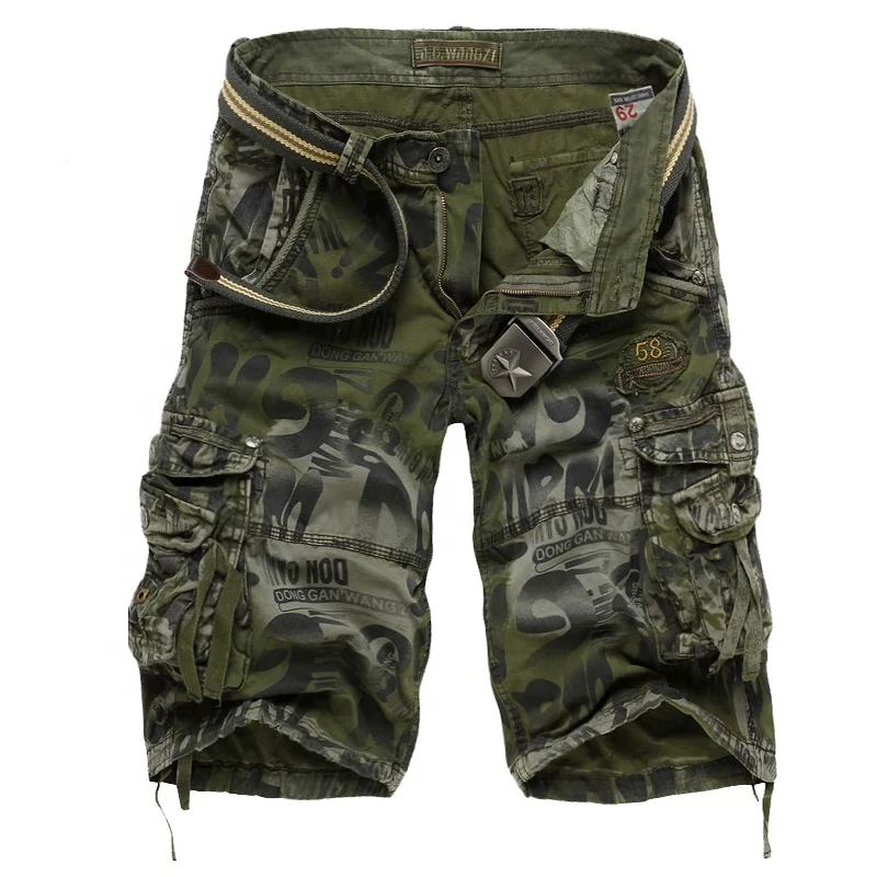 

In-Stock Camo Denim Hot Men Cargo Men Hunting Shorts Cotton Pants, Dark grey;army green;blue;yellow