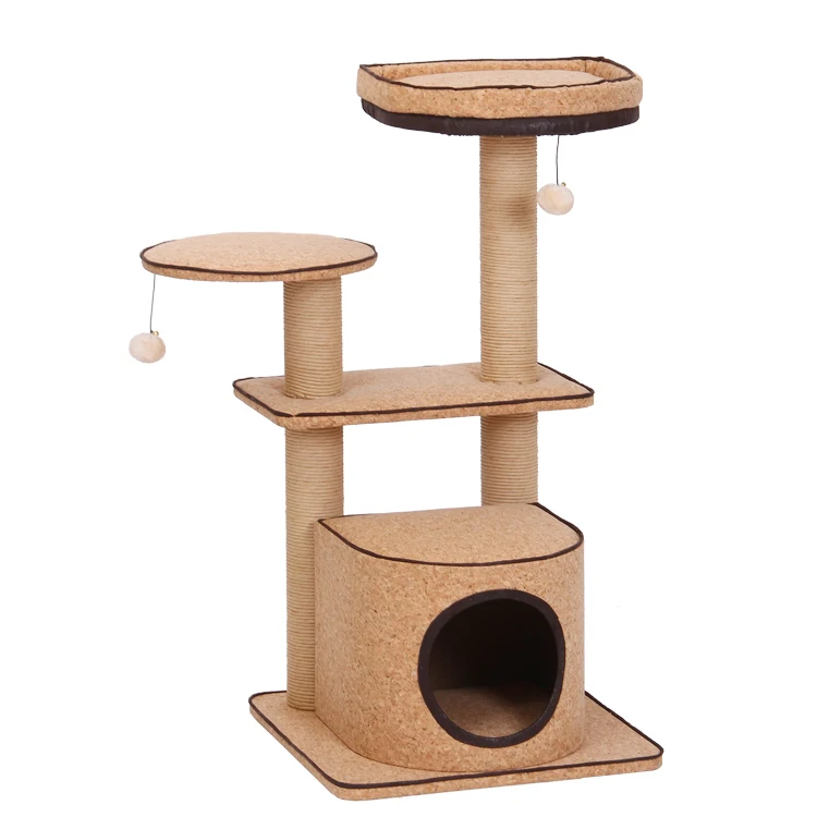 
Manufacturer customized Cat tower scratcher post fabric for cat tree 