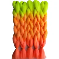 

Wholesale Pervado Hair Extension High Quality Raw Material Ombre Jumbo Braid Synthetic Hair for Crochet Braiding