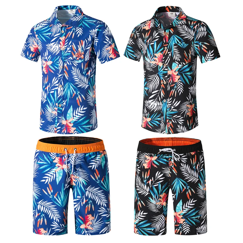 

Latest custom summer beach man floral shirt hawaiian mens shirts 2019, Custom color