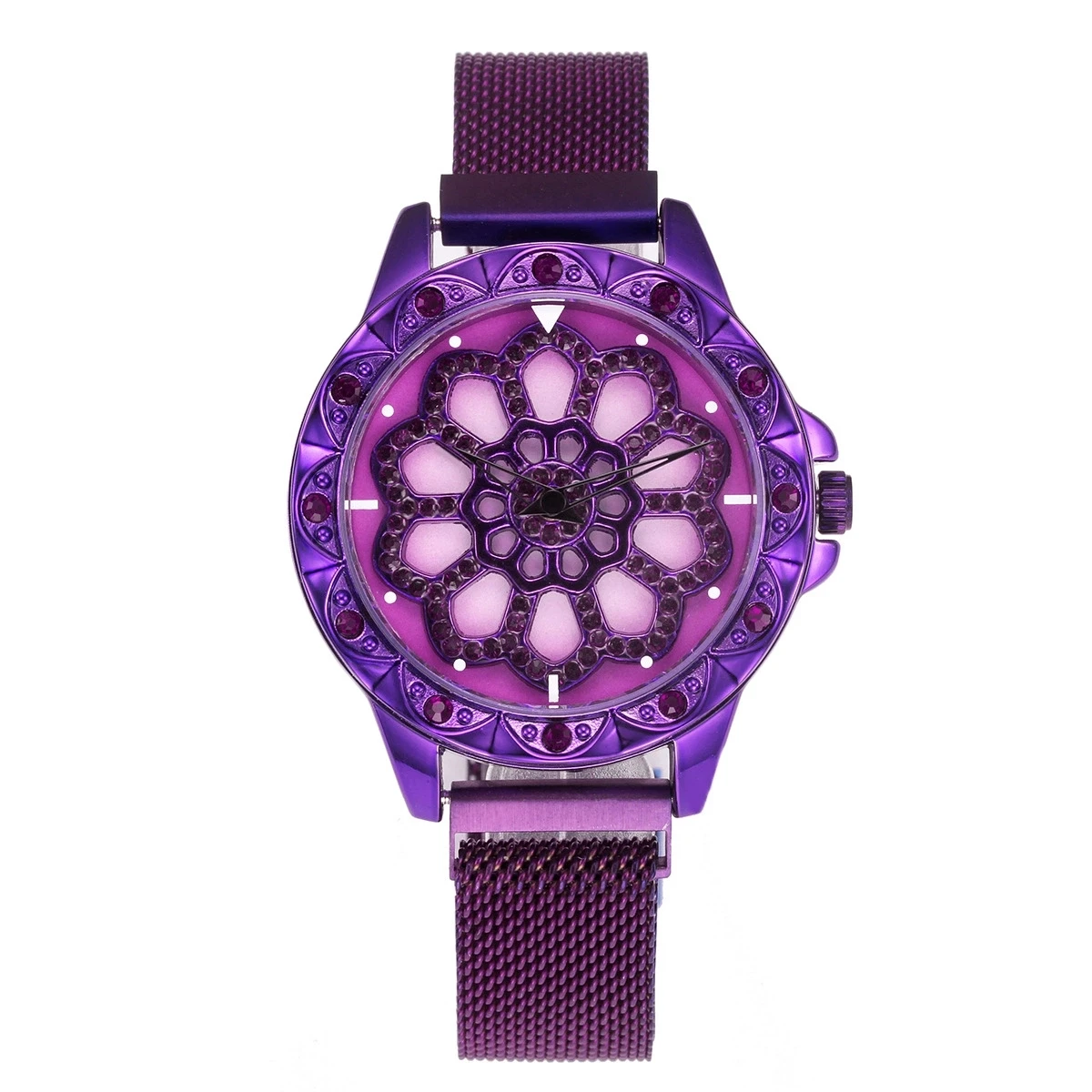 

1926 The New Vibrato Explosion Fashion Trend Simple Magnetic Watch Steel Strap Ladies Watch, 6 color available