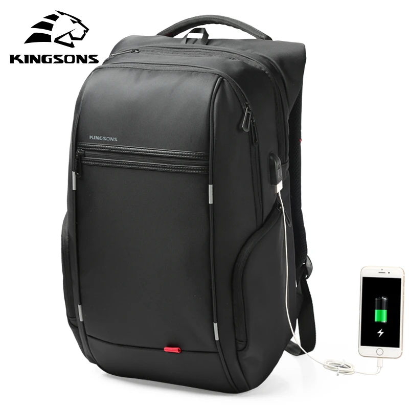 

15.6 inch usb port laptop smart bookbag business usb laptop backpack with Reflective Stripe