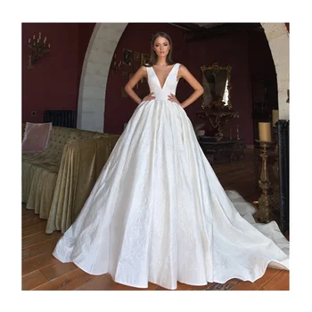silk ball gown wedding dress